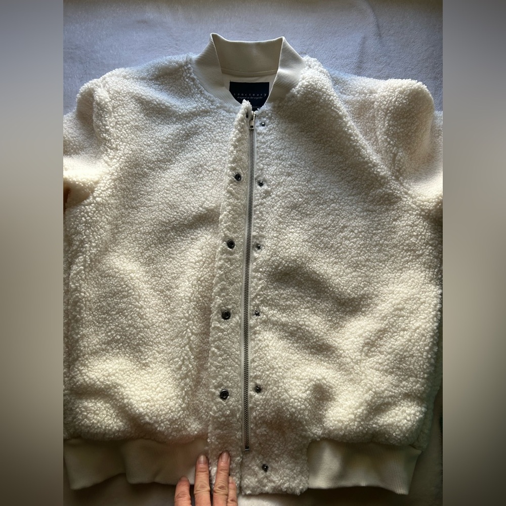 NWT Sanctuary Teddy Bomber Jacket